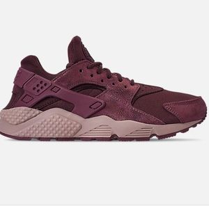 Nike Air Huarache Run Training Burgundy Crush